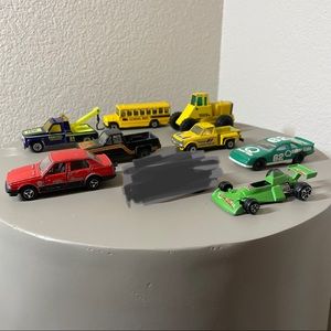 Set of 8 - Assorted Vintage Toy Cars